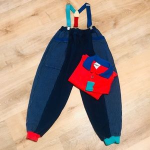 Mufflings Two piece clown 🤡 costume. Or Mario